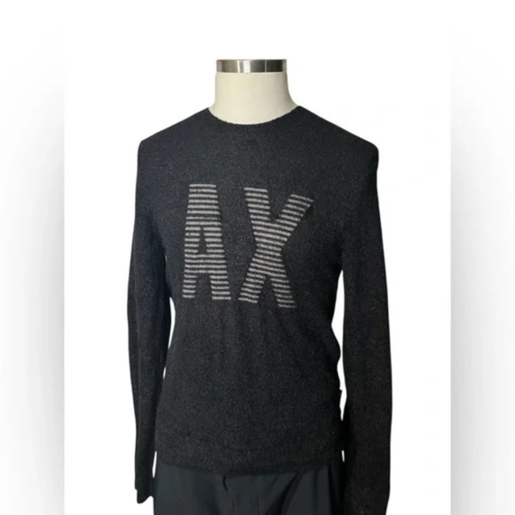 ARMANI EXCHANGE - Brand print Crew Neck pull over - Picture 9 of 10